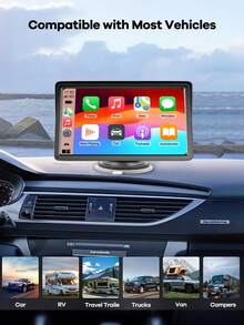 REMAX 7英寸通用车载显示器；内置无线CarPlay和Android Auto；即插即用；车载显示器；触摸屏；快速安装汽车配件；适用于所有车型；汽车零部件；汽车配件；汽车必备 - M15 - 查看 11