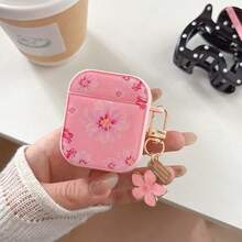 Rose Silicone Earphone Case Double-Sided Glue Drop Shape Silicone Wireless Bluetooth Earphone Case Compatible With Apple 4/3/Pro/Pro2/Pro3 , Shockproof Protective Cover Spring Gift - Multicolor - View 9