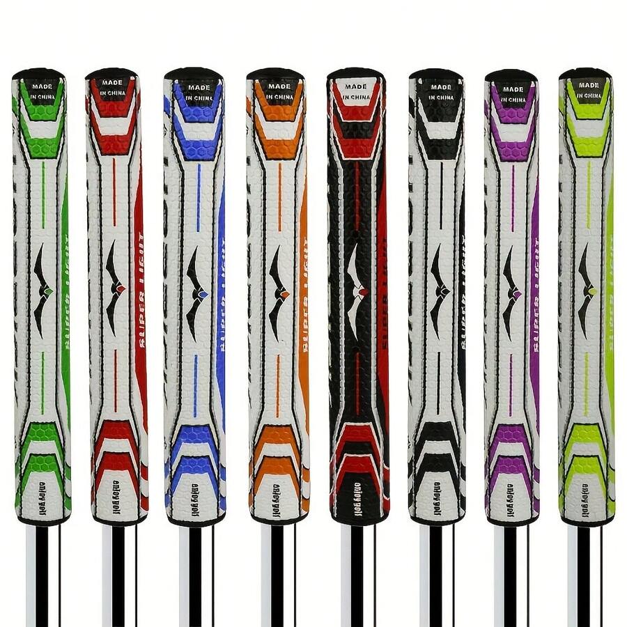 New Series 2.0 Golf Club Grips – Suitable For Putters And All Types Of Clubs - Non-Slip And Comfortable; Durable Rubber Construction With A Textured Surface For Precise Shots - Round Grips For Enhanced Stability – Available In Multiple Colors - Red - View 1