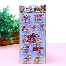 Libro de pegatinas para niños, pegatinas de pintura de coches, pegatinas de monstruos de la era de llenado de aceite 3D agitador de agua, pegatinas de taza, pegatinas de cuaderno, pegatinas de decoración de equipaje, pegatinas de decoración de fiesta de cumpleaños, scrapbook, pegatinas de monopatín, pegatinas de teléfono - Multicolor - Ver 11
