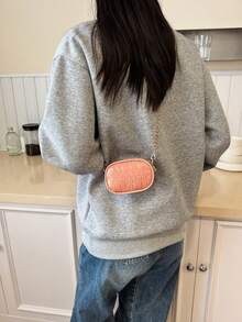 新款时尚简约石纹多功能舒适可爱旅行大容量多功能单肩包 - 彩色 - 查看 9