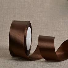 25 Yards Satin Ribbon 4CM Wide, Wedding Chair Decor, Flower Gift Wrapping, Cake Packaging Ribbon - Multicolor - View 17