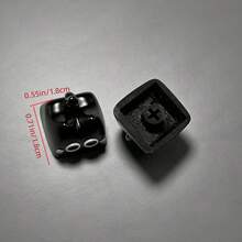 1pc Cute And Quirky Cat-Shaped Keycaps; The Keycaps Have A Cross-Shaped Actuator And Are Made Of Resin. This Keyboard Comes With Only One Keycap As A Gift. - View 4