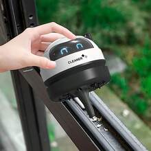 RAF 1 pieza Mini aspiradora de escritorio, portátil y recargable por USB, con diseño de robot lindo, herramienta de limpieza de escritorio silenciosa para recoger pequeños artículos, migas, trozos de goma de borrar, regalo ideal para vuelta al cole, Halloween, Navidad, cumpleaños - Mango corto de mano - Ver 6
