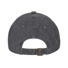 Samus Aran  Casual Washed Denim Baseball Hat For Women Men Retro Solid Color Adjustable Soft Cap Breathable Sun Protection Visor For Daily Sports Streetwear - Màu xám đen - Xem 4