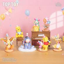 TOPTOY Disney Winnie The Pooh Party Series Blind Box Figurine, Cute Decor Toy, Birthday Gift - Multicolor - View 1