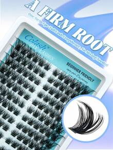 Bộ 144 sợi mi giả Colash D-Curl mềm mại, dài 8-16mm, mỏng nhẹ, tạo hiệu ứng mi tự nhiên và dày dặn, mang đến trải nghiệm nối mi chuyên nghiệp tại nhà. - D - Xem 3