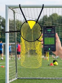 Football Goal Net Professional Free Kick Target Net Portable Football Shooting Practice Equipment With Target Pouch Training Aid For Adults Fits Most Standard Goals Easy-To-Attach Improves Accuracy Soccer Training Equipment Football Accessories - Multicolor - View 8