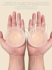 Reusable Ultra-Thin Nipple Covers With Storage Gift Box, Invisible Self-Adhesive Pasties, Convenient To Carry, Undergarment & Lingerie Accessories For Modesty - Multicolor - View 4