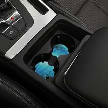 2个风景图案防滑杯垫，必备车载配件，简约车载杯架 - A - 查看 5