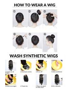 Messy Bun Wig, Elastic Wavy Curly Bun, Synthetic Hair Extensions, Suitable For Women And Girls - Multicolor - View 9