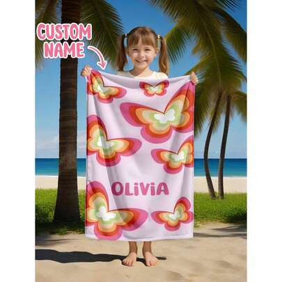 Khăn tắm biển trẻ em cá nhân hóa, món quà sinh nhật mùa hè hoàn hảo, phù hợp cho mọi dịp hè. Tùy chỉnh khăn tắm biển và phụ kiện cho bãi biển, hồ bơi, du lịch, cắm trại, yoga và nhiều hơn nữa.
