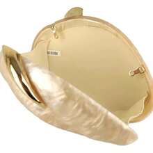 Bridesmaid Clutch Handbag, Mother-Of-Pearl, Luxury Wedding Bag, New Arrival - Champagne - View 4