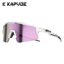 Kapvoe Half-Frame Fashion Sports Eyeglasses, Suitable For Outdoor, Travel, Driving And Daily Life. Windproof Sports Goggles, Suitable For Hiking, Running, Driving, Cycling And Fishing. Sports Style, Suitable For Beach, Unisex. - Multicolor - View 8