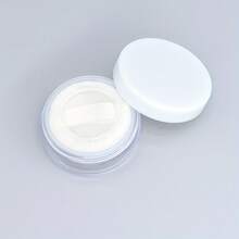 1 pezzo Custodia riutilizzabile in plastica per cipria sciolta da 20g con cuscinetto per cipria morbido, design multifunzionale adatto per conservare cipria sciolta, crema per gli occhi, correttore e campioni di prodotti per la cura della pelle, portatile e leggero per l'uso in viaggio, strumento di trucco essenziale per il ritocco quotidiano di donne e ragazze, trucco all'aperto e appassionati di trucco - Multicolore - Visualizzare 9