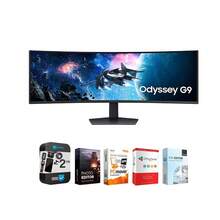 Samsung 49 Odyssey G9 G95C DQHD Curved Gaming Monitor + 2 Year Protection Pack - 查看 1