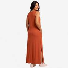 Women's Plus Size Tank Top Dress With Pockets 42 To 46 - 赤土陶 - 查看 2