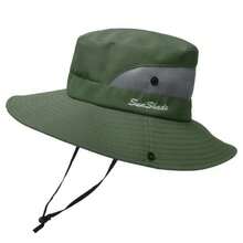 Women's Embroidered Ponytail Hole Sun Protection Bucket Hat Outdoor Fishing Hiking Mountaineering Sunshade Bucket Hat Fashion Summer Outdoor Sun Protection Bucket Hat,Beach,Vacation - Multicolor - View 11