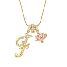1 Mặt dây chuyền chữ cái bằng thép không gỉ, sang trọng, tối giản, dễ thương, đính đá Cubic Zirconia, có thể cá nhân hóa, là món quà độc đáo dành cho bạn gái và mẹ, kiểu dáng cổ điển và đơn giản, phù hợp cho cả nam và nữ, giản dị và dễ thương, có thể tùy chỉnh, là món quà lý tưởng cho bạn trai, bạn gái, bố, mẹ và gia đình. - Vàng - Xem 17