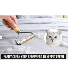 1/2 chiếc dụng cụ loại bỏ xơ vải cầm tay, có thể dùng để loại bỏ xơ vải trên quần áo, ghế sofa, thảm, chăn, lông thú cưng. - Máy tẩy lông thú cưng - Xem 6