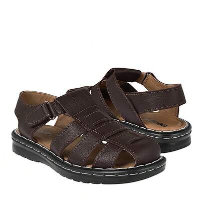  HUARACHES STYLO HOMBRE 630 PIEL CAFÉ