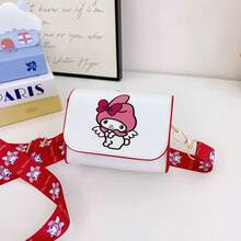 SANRIO Hello Kitty 时尚卡通公主包，PU 防水零钱包 - 可调节轻便肩带，女士化妆包，采用耐用涤纶材质，可爱防盗钱包，适合日常使用/旅行 - 情人节礼物、妇女节特别礼物、返校季礼物、可爱卡通单肩包、防水斜挎包、时尚动漫手提包、生日礼物、甜美可爱设计、生日礼物、派对礼物、万圣节礼物、复活节礼物、圣诞节礼物 - 彩色 - 查看 10