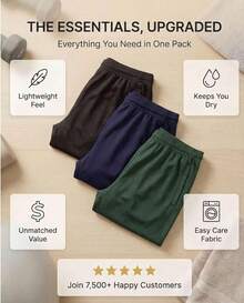 3 Pack: Men's Mesh Open Bottom Sweatpants Gym Active Athletic Workout Casual Pants With Pockets (Big & Tall) - Bộ 5 - Xem 6