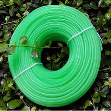 Dây cắt cỏ 30M, phụ kiện máy cắt cỏ răng cưa, dụng cụ làm vườn, dây cắt cỏ tự động chất lượng cao đa năng, dây nylon chống mài mòn, đường kính 2.4mm, dụng cụ làm vườn, dây cắt cỏ nylon bền bỉ đa năng. - 2,4mm*30m - Xem 6