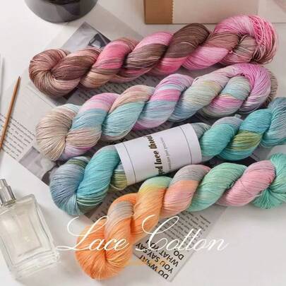 3pcs/300g Premium Quality Colorful Blended Yarn, Fluffy & Soft Texture, Warm & Breathable, Suitable For Knitting Scarves, Cardigans, Hats, Shawls And Other Accessories In Autumn/Winter. Uniform Thickness, Beginner-Friendly, , Multi-Color Options To Meet Various Knitting Needs