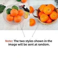10/6/5/3/1pc Artificial Orange, Autumn Decor, Autumn Fake Fruit, Realistic Imitation Fruit, Fake Orange, Suitable For Home Kitchen Cabinet Decor, Photography Props, Artificial Plants - Orange-6pcs - View 5