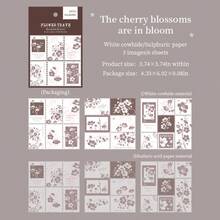 1set/6pcs Retro Bill Style Decorative Stickers, Vintage Plant Stamp Bill Sticker Set, Suitable For Student Craft Enthusiasts, Planner Making, Daily Decoration, Applicable To Back To School Season, Mother's Day Greeting Card Decoration, Holiday Party Craft Making Scrapbook Supplies Scrapbooking - A - View 15