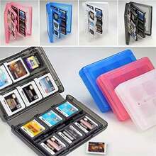 1pc NDS Game Card Case, 3DS 28-In-1 Game Card Holder, 24-In-1 Game Card Box, Universal 3DS Cartridge Storage Case - View 1