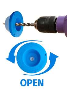 Cubierta antipolvo, taladro de impacto a prueba de polvo, accesorio a prueba de polvo para taladro eléctrico doméstico, accesorios a prueba de polvo, herramientas - A - Ver 8