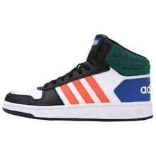 Adidas Hoops 2.0 Mid 'White Multi-Color' White And Black Orange - White, Black, Orange - View 1