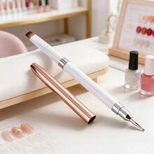 一套双头点钻笔和渐变笔多功能钻石珍珠美甲工具，包含指甲角质层推棒、清洁刷、指甲锉和修型套装 - 彩色 - 查看 4