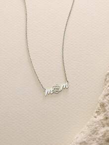 1 mặt dây chuyền hình hoa đá quý theo tháng sinh, vòng tay hình hoa, có thể khắc tên theo yêu cầu, phong cách tối giản hàng ngày, móc khóa, kèm hộp quà, thích hợp làm quà tặng Ngày Valentine, sinh nhật, Ngày của Mẹ, quà tặng hàng ngày. - Vòng cổ hoa - Xem 5