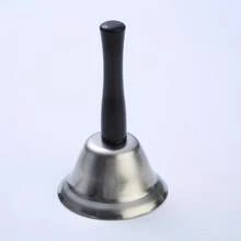 金银手铃 - 金属经典款服务铃/呼叫铃，适用于教室、婚礼、派对、圣诞节等场合 - 耐用且声音洪亮 - 多色 - 查看 7