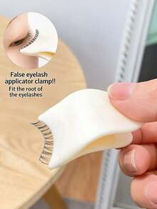 Multi-Function Eyelash Curler Tool, Eyelash Clip Applicator For Women To Apply False Eyelashes - White - View 7