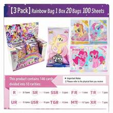 Hasbro Bộ sưu tập thẻ My Little Pony hoàn chỉnh, gói cầu vồng Wave 2, Wave 3, Wave 4 - Hộp độc quyền của KAYOU - Bộ sưu tập thẻ tình bạn vĩnh cửu - Món quà sinh nhật hoàn hảo cho các bữa tiệc của bé gái. - Nhiều màu - Xem 13