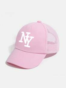 1 buah Topi Baseball Jala Musim Panas Anak-anak Motif New York, Topi Baseball Unisex Bernapas dan Dapat Diatur untuk Aktivitas Luar Ruangan, Sekolah, dan Santai - 1PC - View 14