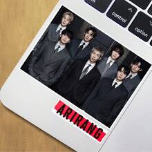 Hasbro 100張 BT/S ARIRANG 防水乙烯基貼紙 K-Pop 回歸貼花，適用於筆電、手機殼、水壺、行李箱、剪貼簿，ARMY 禮物，回歸、SWIM、專輯、等待是值得的 - 彩色 - 查看 6