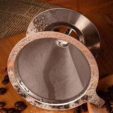 1pc Stainless Steel Coffee Filter - Durable Ultrafine Mesh Suitable For Rich Coffee, Easy To Use Without Paper Filter, Compact Design Fit For Home/Office/Travel/Outdoor, Suitable For Most Cups And Pots, Ideal For Coffee Lovers - Multicolor - View 10