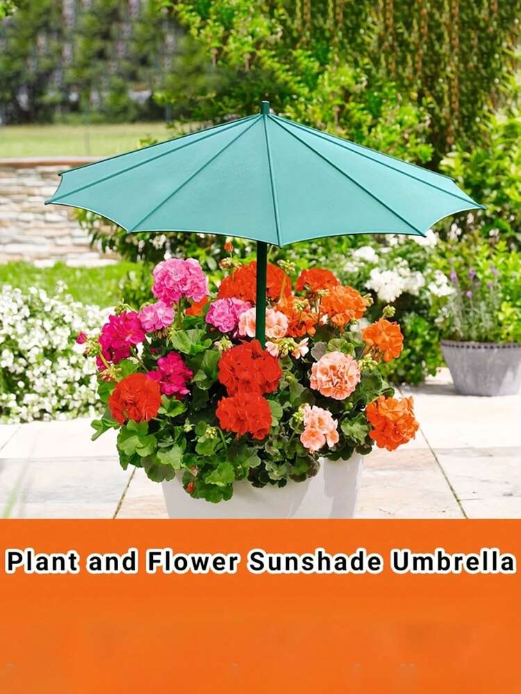 flower patio umbrella Tbpro Planter 2 pcs Wrap Around Umbrella Planter with Umbrella Hole Half Round Pot Black Outdoors with Drainage Holes11.41 * 11.41 * 4.72inch On Patio Table : Patio, Lawn & Garden Overall Dimensions Slickblue 2-in-1 Patio Umbrella Base