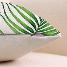 Fundas impermeables para almohadones de exterior de 18x18 pulgadas, juego de 2, con diseño de hojas tropicales verdes, fundas para cojines decorativos de Monstera y hojas de palma, para sofá - Argumento - 05 - Ver 6