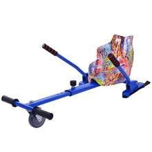 AYAYM Hoverkart Adjustable Sixth Gear Telescopic Adjustment Triangle Stable Kart Seat Kart Racing Frame Fits All Hoverboard Sizes - 8" And 10" - Graffiti Blue - View 6