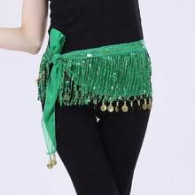 1pc Belly Dance Tassel Waist Chain Bohemian Hip Scarf Skirt New Design Waist Scarf ,Adjustable Waist Hip Scarf For Carnival Party Stage Performance, Suitable For Women's Shiny Costumes, Dance Costumes - Multicolor - View 18