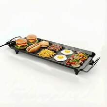 Aoran Household Smokeless Electric Grill, Extra-Large Extended Non-Stick Roasting Pan, Multifunctional Indoor Barbecue And Grill Pot, Adjustable Temperature And Drip Tray, Suitable For Both Indoor And Outdoor Use, Can Be A Holiday Gift. - US A Type Plug(110-127V) - View 4