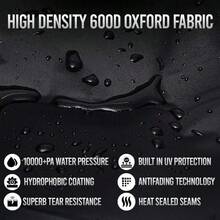 Bike Cover For 2 Bikes - 600D Bike Covers Outdoor Storage Waterproof & Heavy Duty, Bicycle Cover For 2 EBike, Mountain Bike, Road Bike, Hybrid Bike, Beach Cruiser Bike, Scooter And More - A - View 6