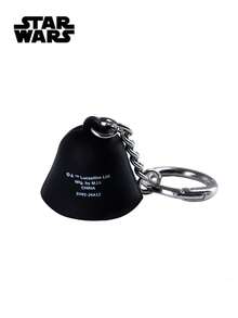 1PC Star Wars Officially Licensed Star Wars  Figure Keyring Creative PVC Key Ring Bag Charm Ornament Car Key Holder Collectible Souvenir Gift For Movie Lovers - Black - View 3