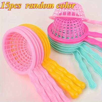 15件套全新渔网套装 - 采用耐用聚丙烯材料制成，适用于各种鱼类，是海滩和户外探险的必备品。